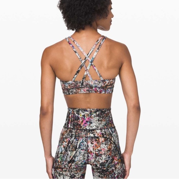 lululemon athletica women’s Energy Bra - Vitalize Multi - Picture 4 of 7